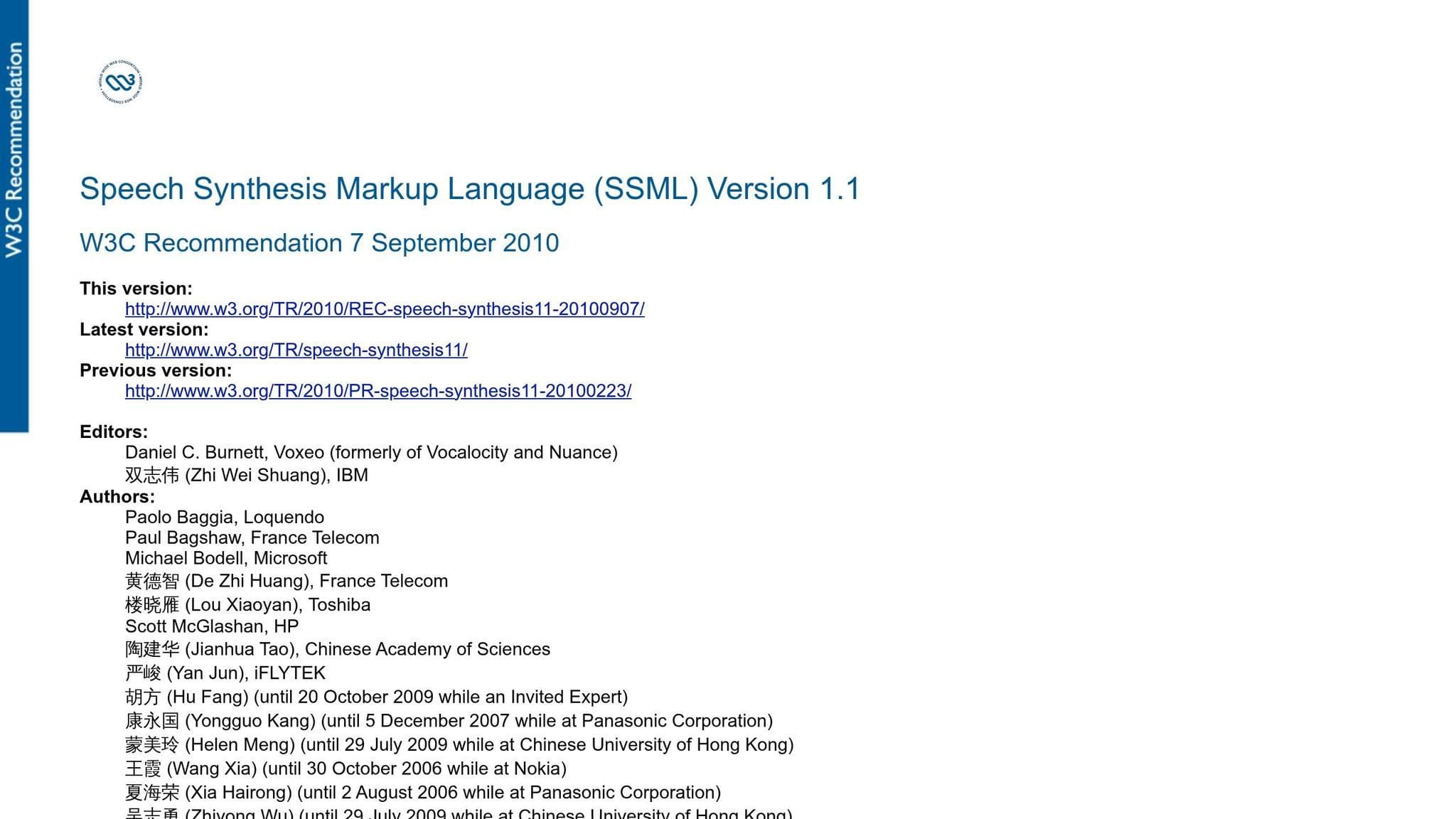 SSML